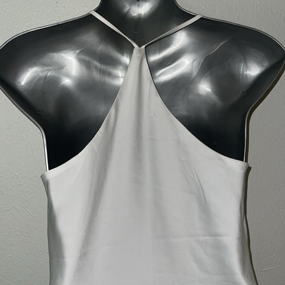 Express Satin Racerback Cowl Neck Cami - Picture 3 of 10